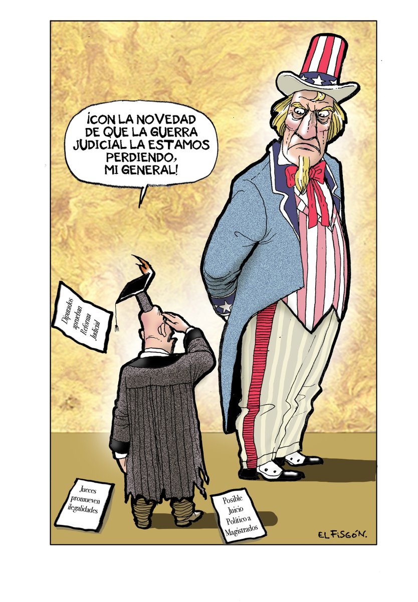 Durante años, la Suprema Corte implementó una guerra judicial contra la 4T.
El lawfare incluyó amparos contra obras estratégicas, protección de multinacionales, evasores fiscales y narcos y la derogación de 74 leyes.
#ReformaJudicialYA 
#ReformaAlPoderJudicialYa .