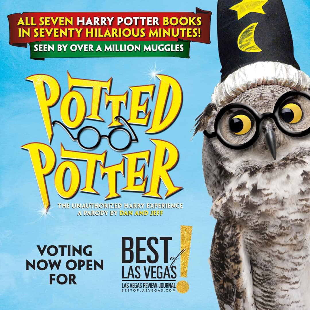 Potted Potter (@pottedpotter) on Twitter photo Only one week left to vote for Potted Potter - The Unauthorized Harry Experience - A Parody by Dan & Jeff at <a href="/HorseshoeVegas/">Horseshoe Las Vegas</a> as the "Best of Las Vegas"
Vote here: votebolv.com/PottedPotter (You can vote once a day)
#PottedPotter #LasVegas <a href="/Daniel_Veronica/">Daniel Clarkson (he/him)</a> <a href="/ActorJeff/">Jefferson Turner</a> <a href="/richardhursty/">Richard Hurst</a> Only one week left to vote for Potted Potter - The Unauthorized Harry Experience - A Parody by Dan & Jeff at <a href="/HorseshoeVegas/">Horseshoe Las Vegas</a> as the "Best of Las Vegas"
Vote here: votebolv.com/PottedPotter (You can vote once a day)
#PottedPotter #LasVegas <a href="/Daniel_Veronica/">Daniel Clarkson (he/him)</a> <a href="/ActorJeff/">Jefferson Turner</a> <a href="/richardhursty/">Richard Hurst</a>