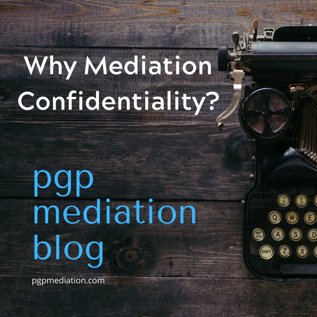 "Confidentiality in the mediation context encompasses two related but separate concepts. The first involves keeping disputant disclosures secret in all respects. The second involves protection..."
Please read my entire post: 
tinyurl.com/3y5ut8fm
#mediation #adr