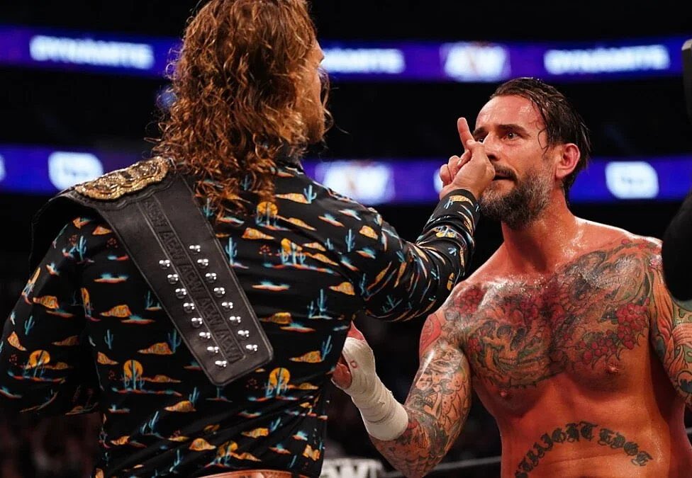 AIRGold_'s tweet photo. The only negativity I ever see about Hangman is from butthurt CM Punk fans. Everyone else acknowledges how elite he is at every aspect of pro wrestling. https://t.co/fkkMCnncEs