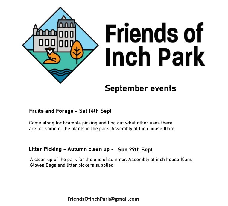 We have two fantastic  Saturday activities coming up this month, which we encourage you to come to- a foraging session and a litter pick. Our events are free, friendly and you don't need special skills, just a willingness to get involved and help. We look forward to seeing you!