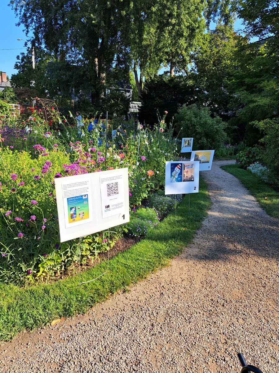 The @salemlitfest storywalk featuring "Rocket Ship, Solo Trip" by @ChiaraBColombi and <a href="/smagoon/">Scott Magoon</a> is on display at the PEM Ropes Garden (318 Essex St, Salem). Drop by and enjoy a stroll and a story in the beautiful garden!
salemlitfest.org pic.x.com/TOe7kgEHKF
#SalemMA