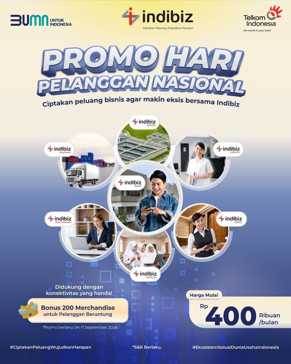 indibiz_jabar's tweet photo. Kehadiran Indibiz Multifinance membawa solusi yang efektif dan bisa mendukung atau memenuhi semua kebutuhan operasional untuk Lembaga Keuangan.
Informasi selengkapnya hubungi 1500250 Ext 5 atau DM @indibizcare
#Indibiz
#BPR #Solusi #Keuangan #Digital #Bank #Peruri #CPNS https://t.co/Fm6AvG7zh2