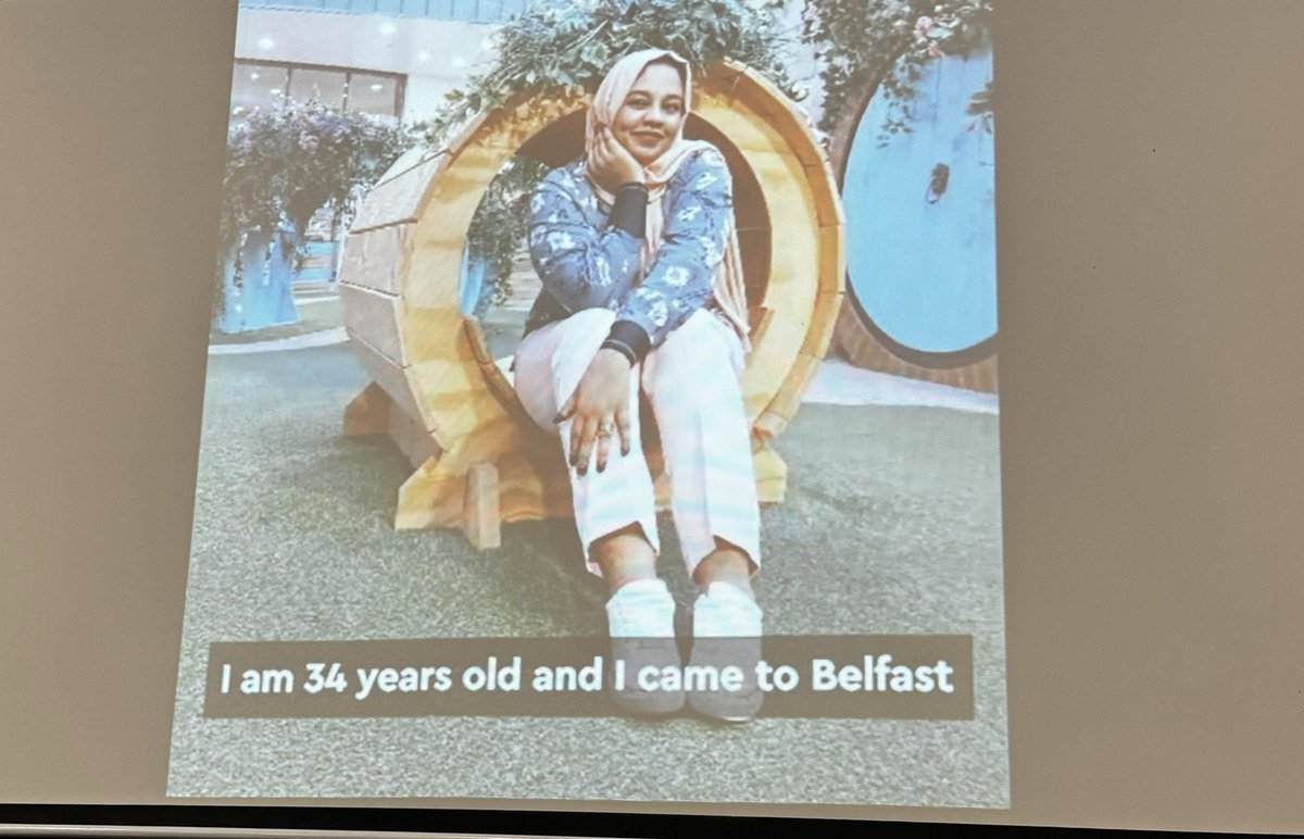 Suha shares her powerful experiences of cancer care in NI at the <a href="/macmillancancer/">Macmillan Cancer Support</a> Professionals Conference #livedexperience #cancercare #MacNIConf2024