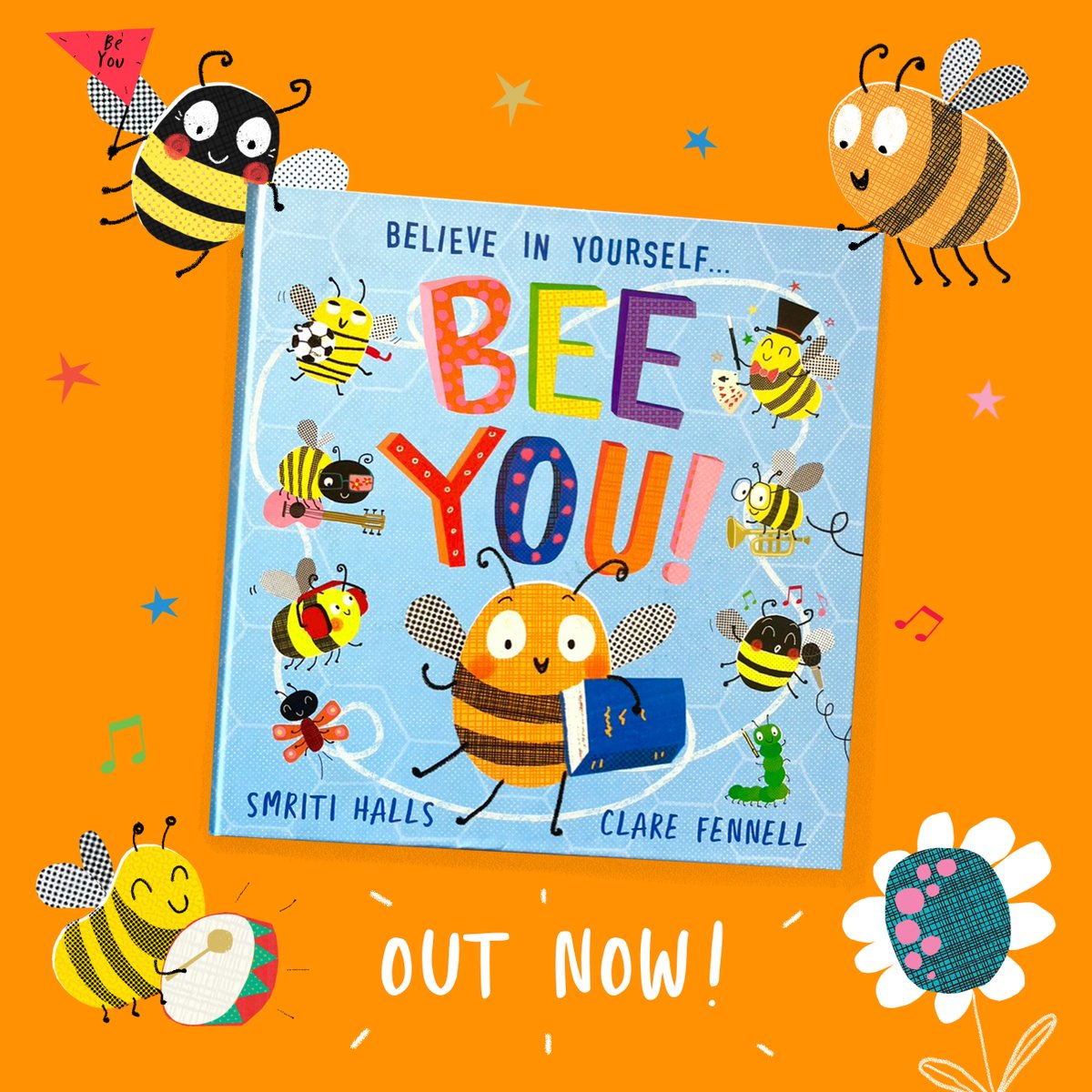 Happy publication day to Bee You! written by Smriti Halls and wonderfully illustrated by @clarefenn.

What kind of person do you want to be? Kind, smart, thoughtful or wise, the possibilities are endless!

<a href="/HemingwayLorna/">Lorna Hemingway</a> | <a href="/AndersenPress/">Andersen Press</a>