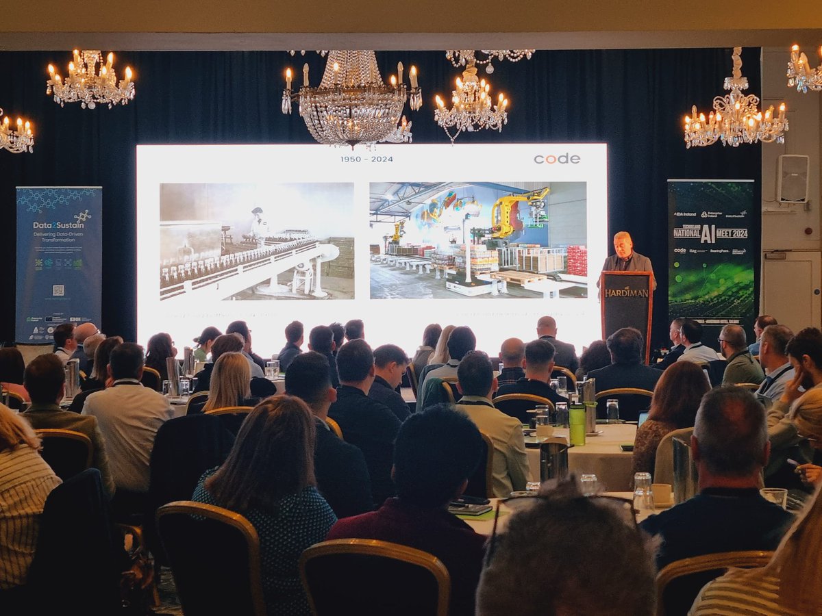 techireland's tweet photo. ๐๏ธ Speaker Spotlight: Peter O'Connell, @codeinstitute ๐๏ธ
Peter O'Connell from Code Institute takes the stage to discuss one of the most pressing issues of our timeโworkforce readiness in the age of AI.
#NAIM2024 #AIMeet #TechIrelandAI #AIMeetGalway #FutureOfAI #AILeaders https://t.co/9kthPbwaJu