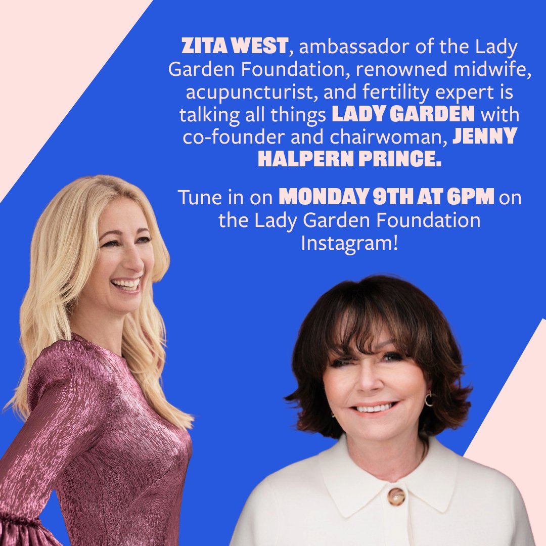 Want to learn more about the Lady Garden Foundation? Tune in to our Instagram Live at 6pm on Monday!🌸🌸 #LadyGarden #GynaeHealth #WomensHealth
