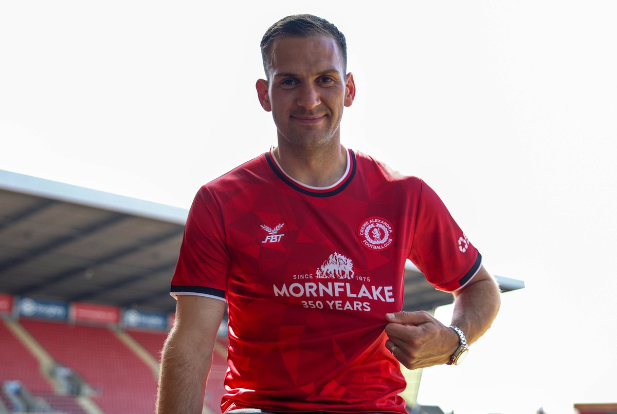 ItsPaulOrNothin's tweet image. I could only dream when I started messing about making kits for @FootballManager saves that it would ever one day be reality, but here we are! Absolute honour and privilege to have designed these 3 kits, it's surreal seeing people wearing something I made! ❤️ #FM24 #CreweAlex