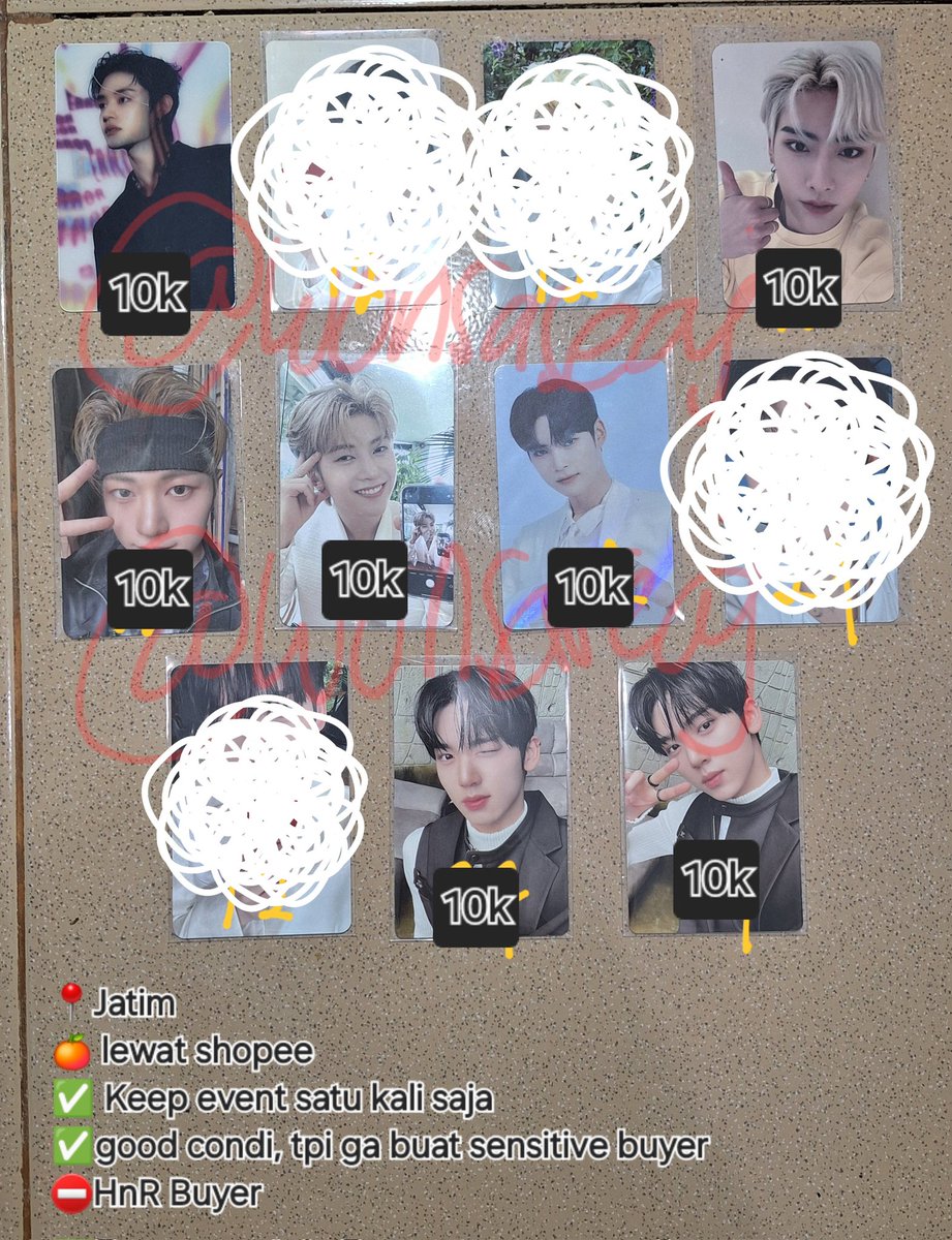 ♡*⁠･↝wts ; want to sale ; dijual pc zb1
DIJUAL KARNA IN RUSH, MAU PINDAHAN ((jgn jadiin patokan harga ya ros))
💰di pict
📍jatim, ina
📦syopi

tags ; pc matthew digipack;pc ricky pob jump up digipack; pc hanbin yhmah; pc yujin melpo; zb1, wts pc taerae