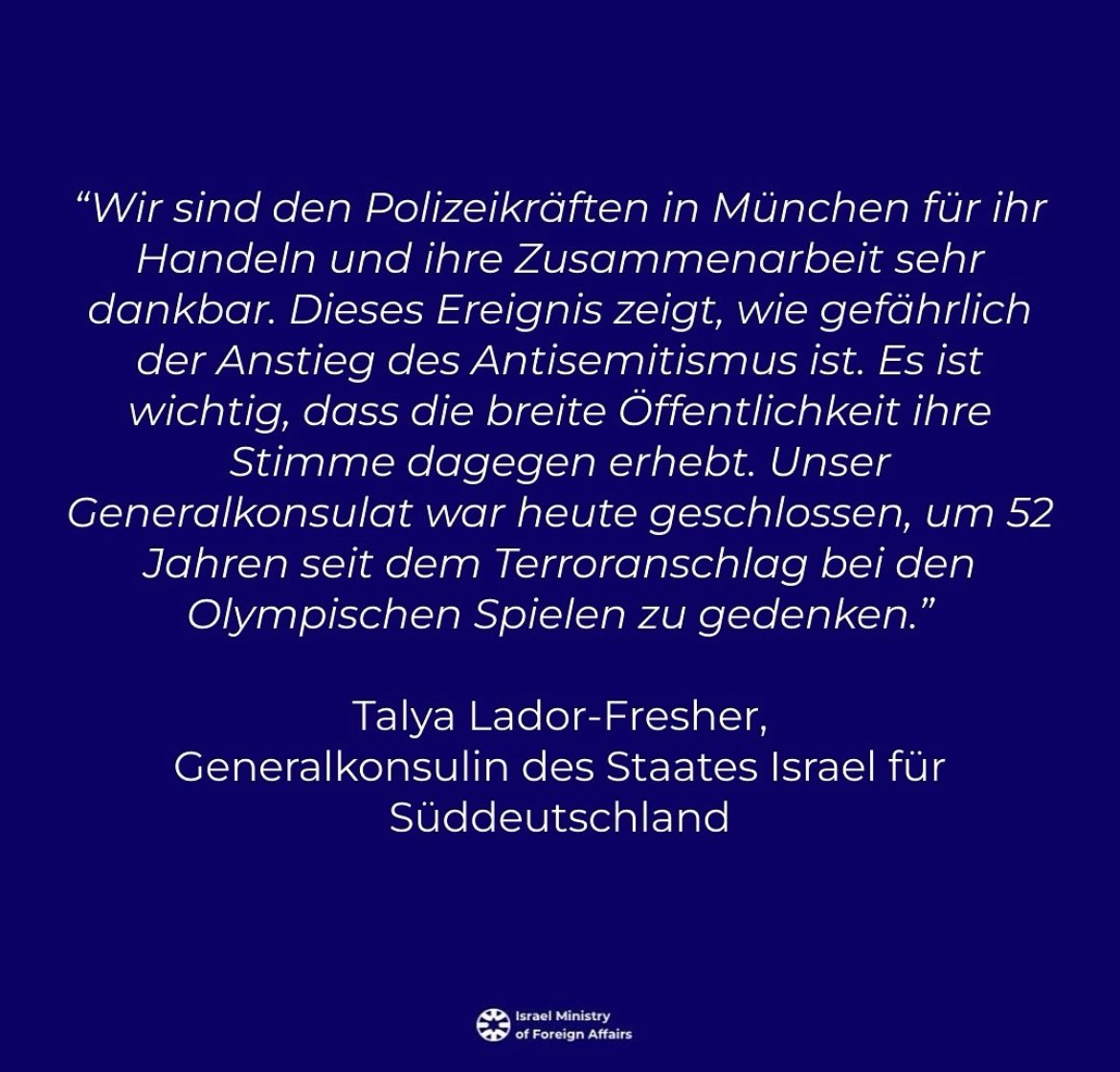 IsraelinGermany's tweet photo. Gegen Antisemitismus müssen wir als Gesellschaft zusammenstehen.

#gegenjedenantisemitismus 
#münchen https://t.co/fM7CIPuTO8