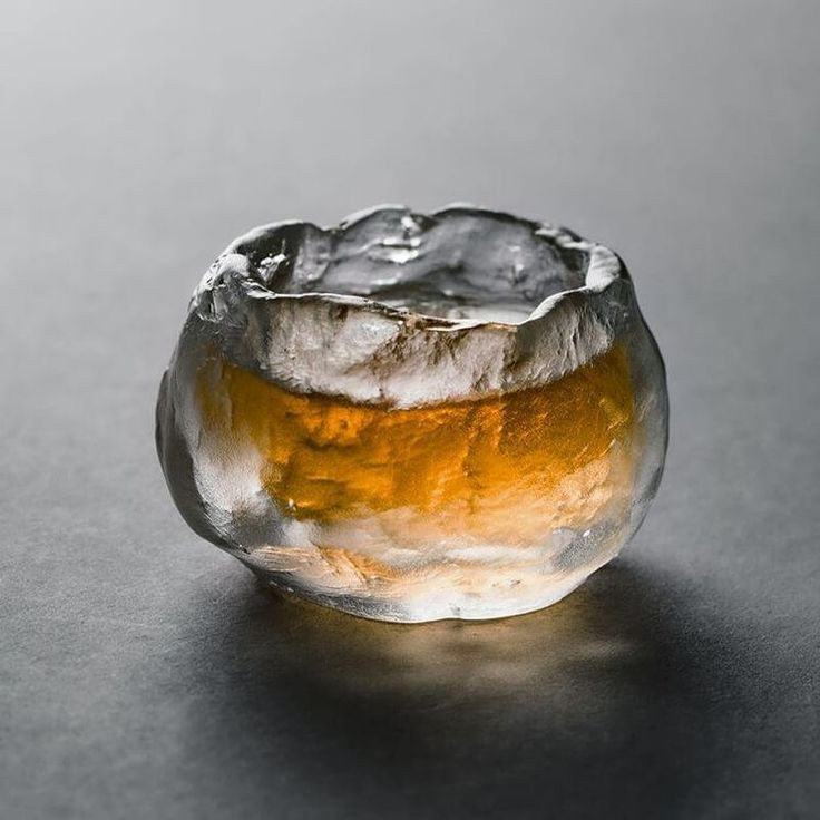 teacup, designed in Chinese "Liuli" material — reportedly invented by an alchemist while refining an Elixir of Life for the emperor ca. 1000 BC
