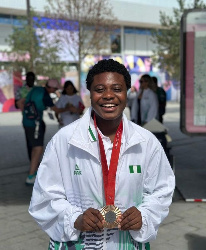 Congratulations to Bolaji Eniola Mariam and Esther Ogechi Nworgu as they have both won bronze and silver medals respectively at the ongoing <a href="/Paralympics/">Paralympic Games</a> in Paris. 

They have represented Nigeria well and made us proud! 

#Team33production #paralympics #paris2024 #sports