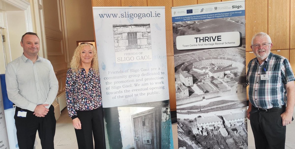 All set for THRIVE consultation with ⁦<a href="/sligococo/">Sligo County Council</a>⁩ on future uses of Sligo Gaol.