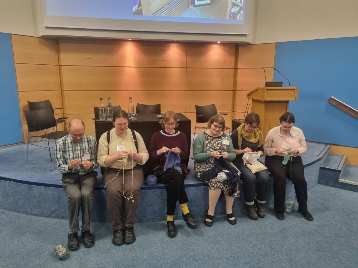 CILIPRareBooks's tweet image. Special Collections Knitting Club! #rbscg2024