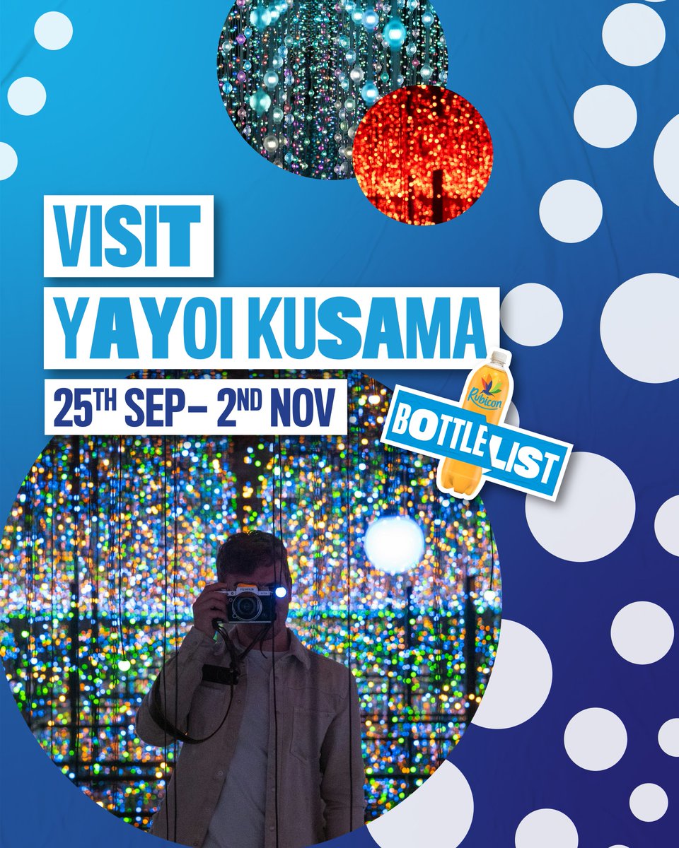 Hot off the press: Infinity Mirror Room is hitting London, and it’s FREE!

Our #RubiconBottleList pick of the month is Yayoi Kusama’s Infinity Mirror Room at #VictoriaMiroGallery Islington, from Sept 25th to Nov 2nd. 

Tickets are out now so move fast!

#thingstodo #yayoikusama