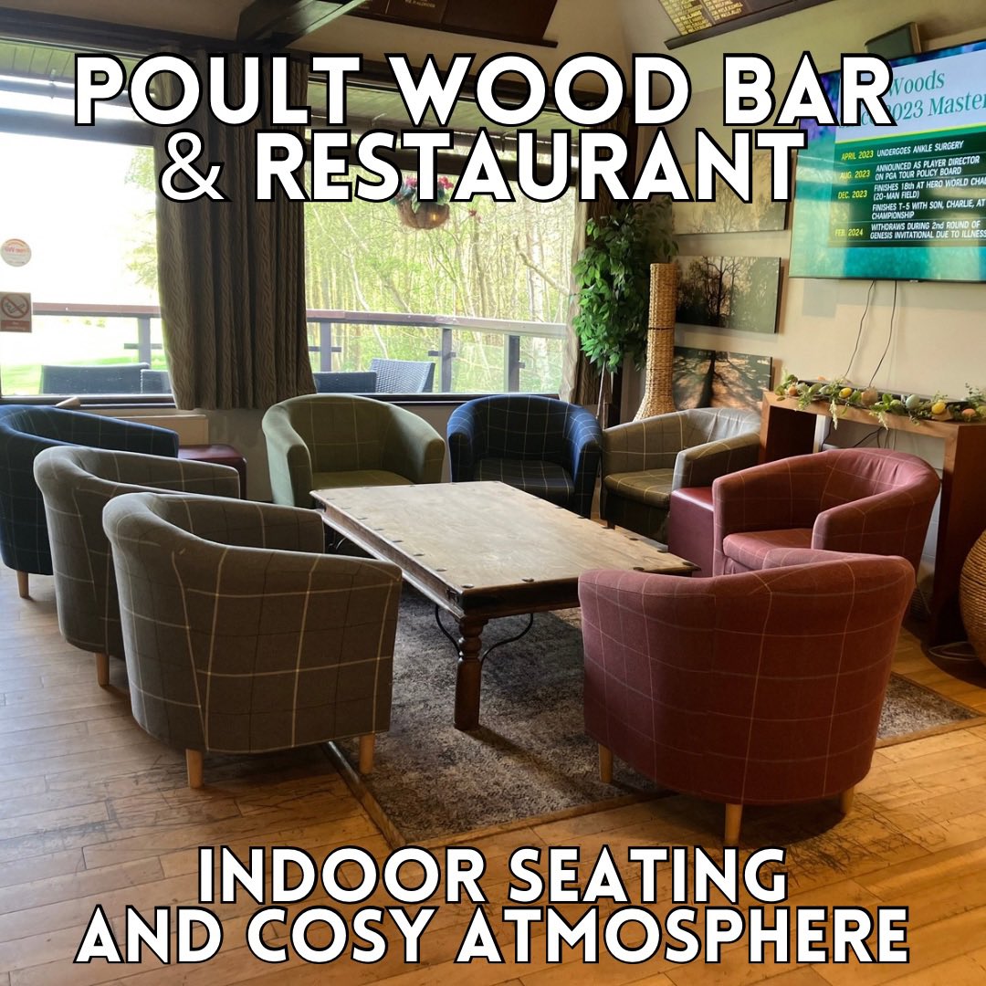 RELAX OUT OF THE RAIN AT POULT WOOD

Don’t let the weather stop you socialising with friends today.

Whether you're a local or just passing through, a visit to Poult Wood Bar and Restaurant is a must.

Menu available online - bit.ly/403A88A