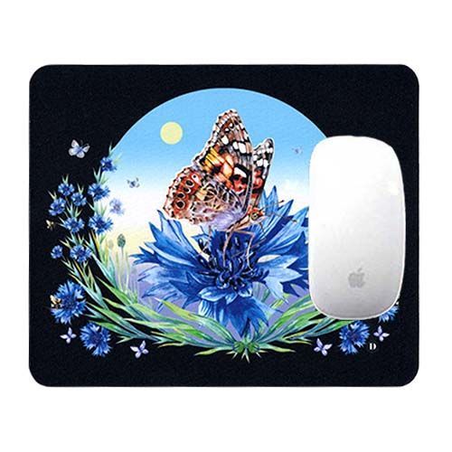 DecorqueCards's tweet image. It may be getting a little Autumnal out there, but you can still bring sunshine while working in the #office or at home with this fabulous Painted Butterfly #mousemat. Blue #cornflowers, blue skies and sunshine! #butterflies.