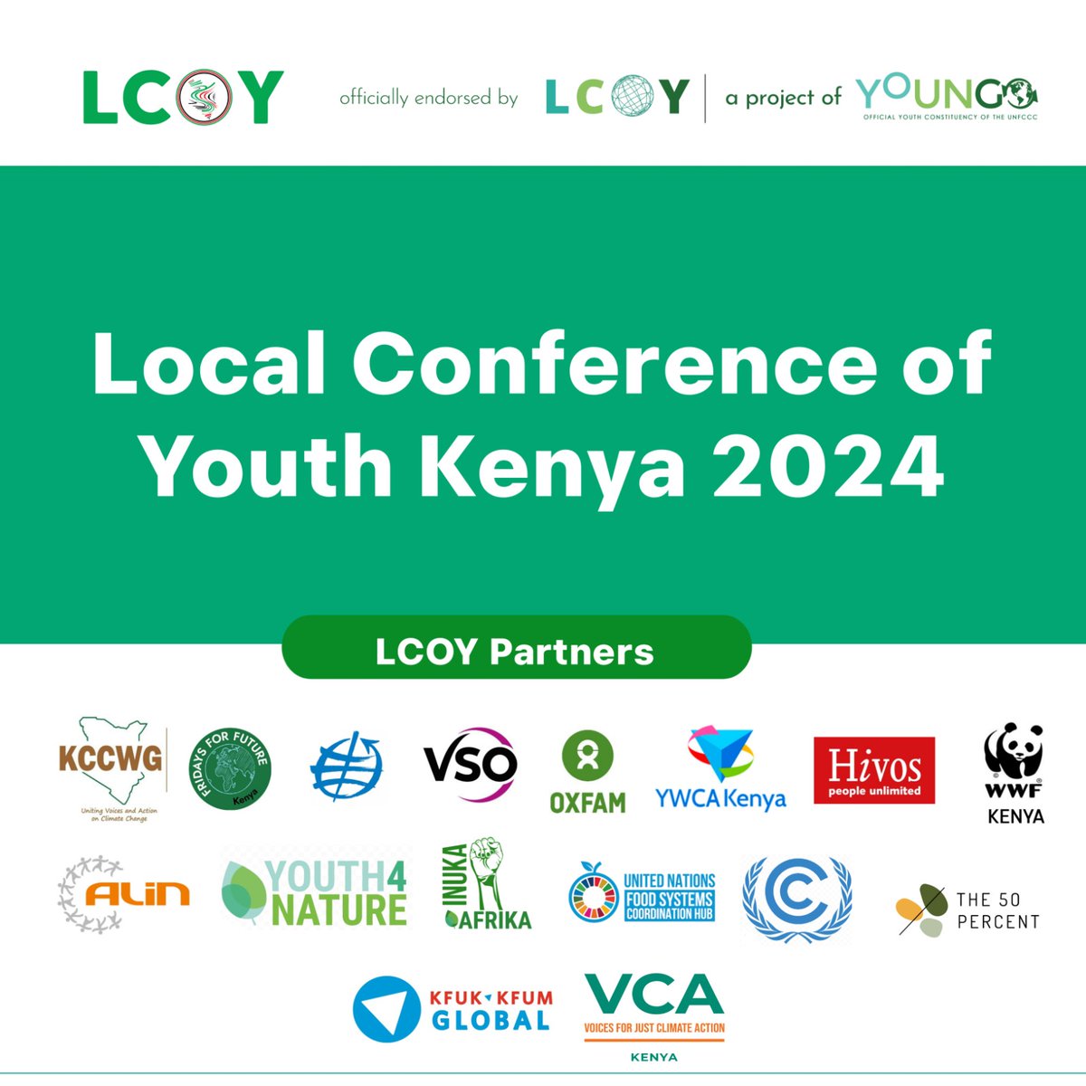 Hey there 👋🏿😅!
We're so excited about how far we've come with #LCOYKE2024 🎉👏🏿. 

Thanks to the unwavering support and trust form our partnrrs we've been able to host 5 amazing Pre-LCOYs in four different counties: Nairobi, Kilifi, Kajiado and Nakuru counties.

#LCOYKE2024 🧵 ⅓