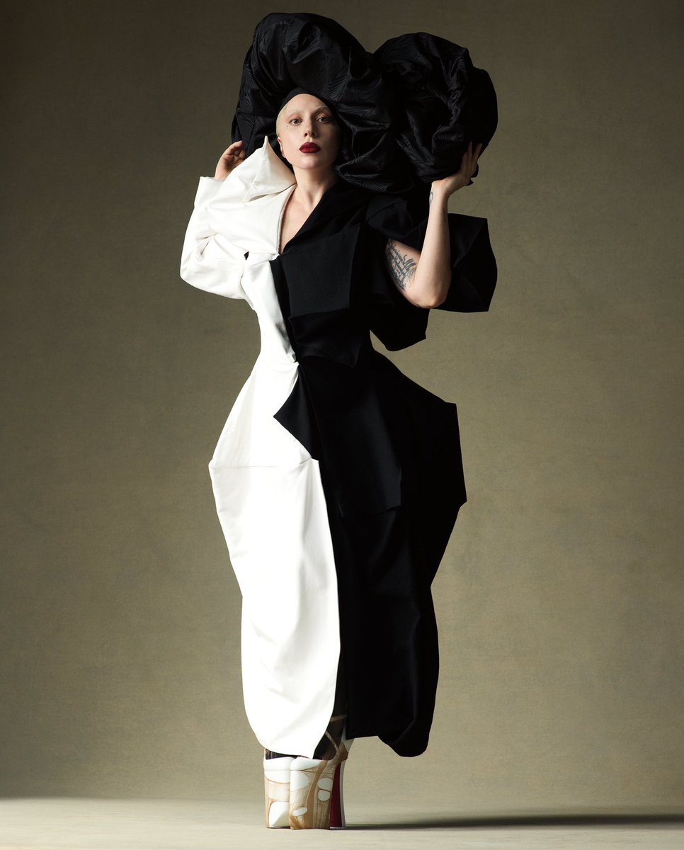 Vogue Magazine October 2024, inspired by Folie à Deux vogue.com/article/lady-g…

Written by Jonathan Van Meter
Photography by Ethan James Green
Fashion Editor - Alex Harrington
Hair by Frederic Aspiras
Makeup by Sarah Tanno
Nails by Kim Truong 
Tailoring by Hailey Desjardins &amp; Egle