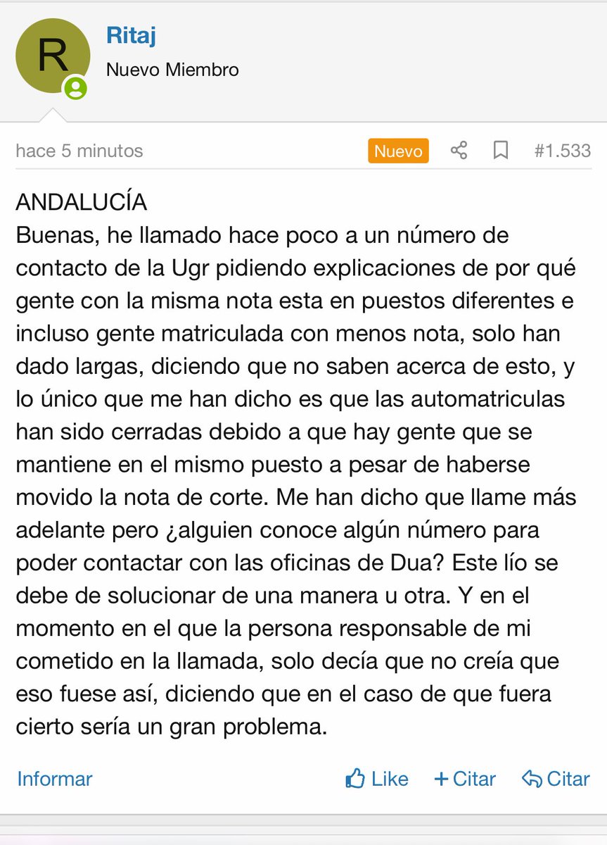 lucia_luque_'s tweet photo. @rojoyfriki Una persona ha publicado esto, al parecer la UGR ha empezado a tener constancia AHORA de lo que ha sucedido y como que no se lo terminan de creer ¿? https://t.co/zf6ggll7hn
