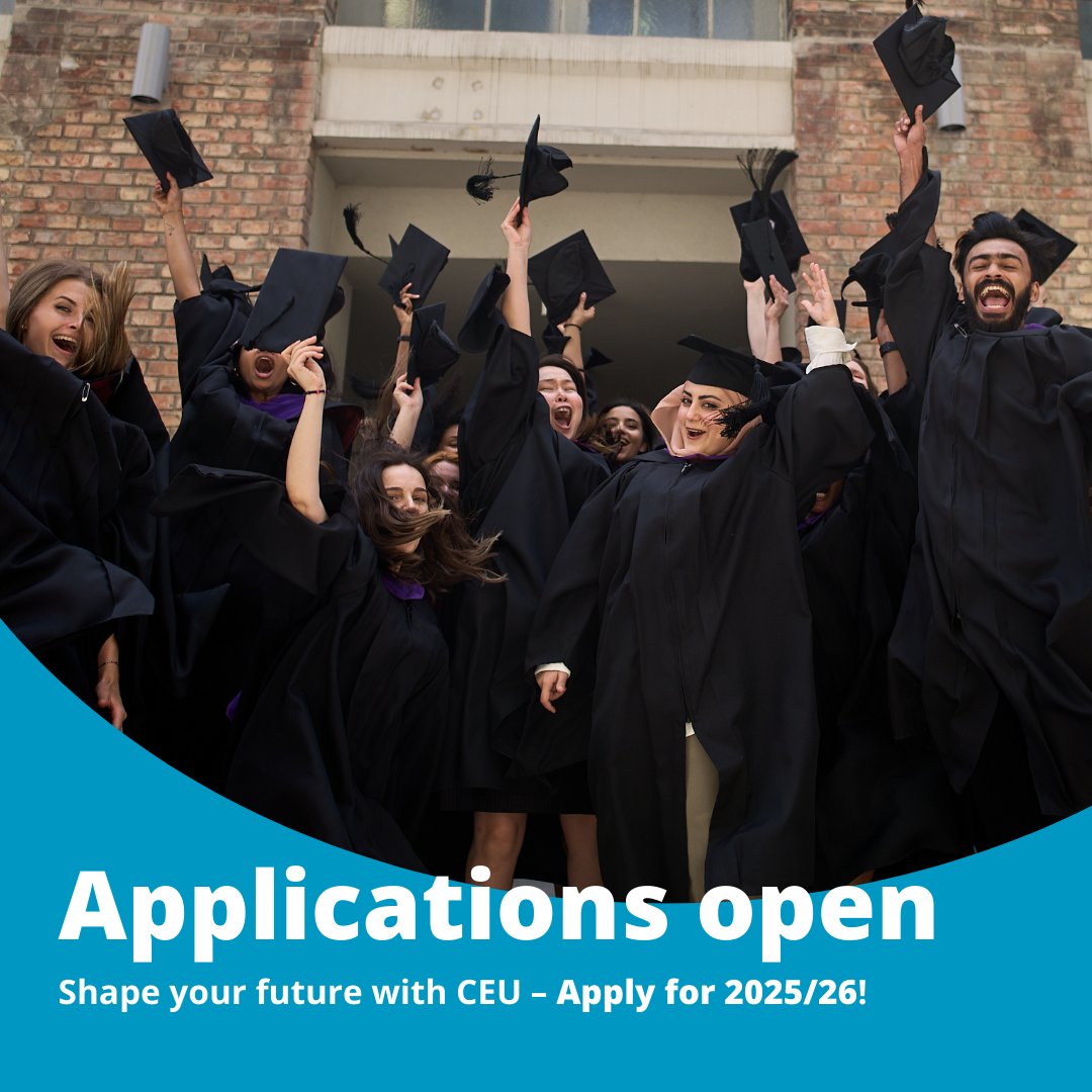 Applications for CEU’s 2025/26 academic year are OPEN! Join a global community of students and explore your academic passions in one of Europe’s most dynamic universities. 🎓 

Read more and apply today 👉 ceu.edu/apply

#SeeUatCEU #CEU2025 #ApplyNow
