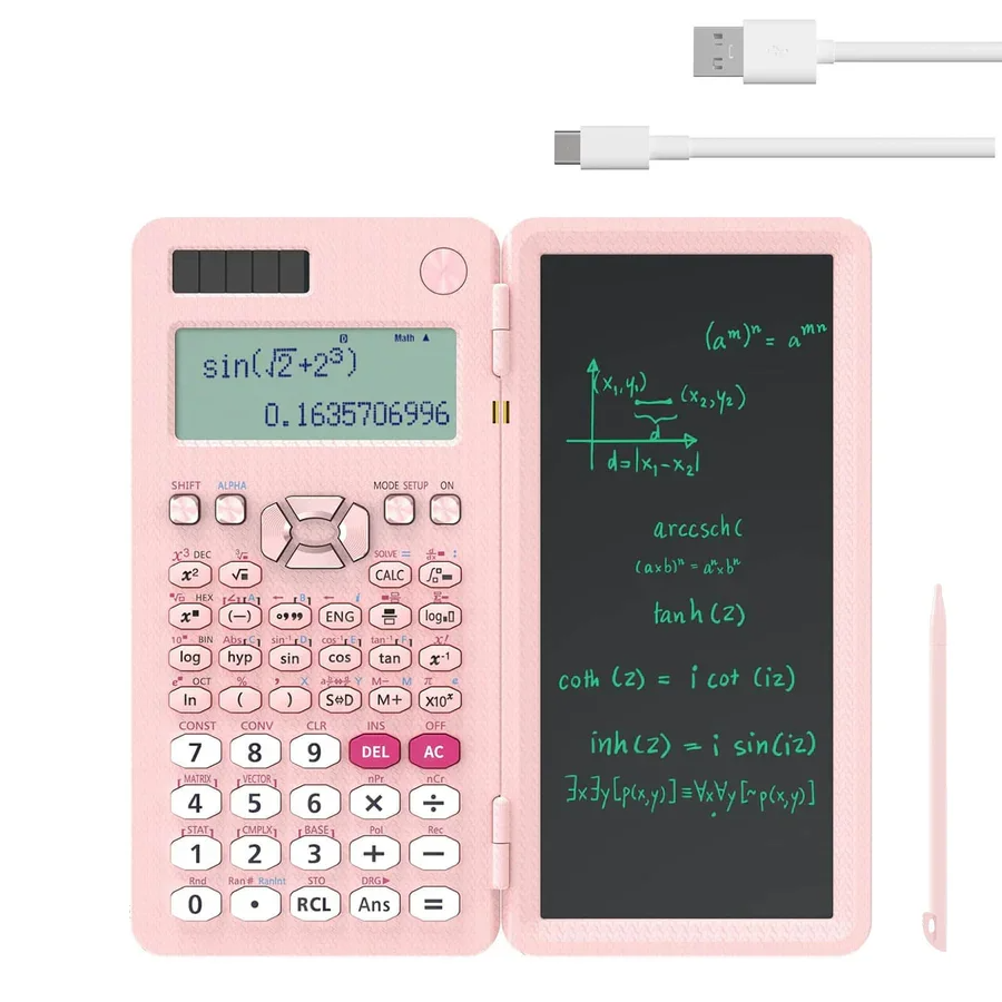 smarttrendfinds's tweet image. 📚✏️ Simplify your study sessions with the Foldable Scientific Calculator! Featuring a 10-digit display and an erasable writing tablet, it&apos;s perfect for solving equations, taking quick notes, and more. Compact, efficient, and perfect for math lovers! #StudySmart #MathTools