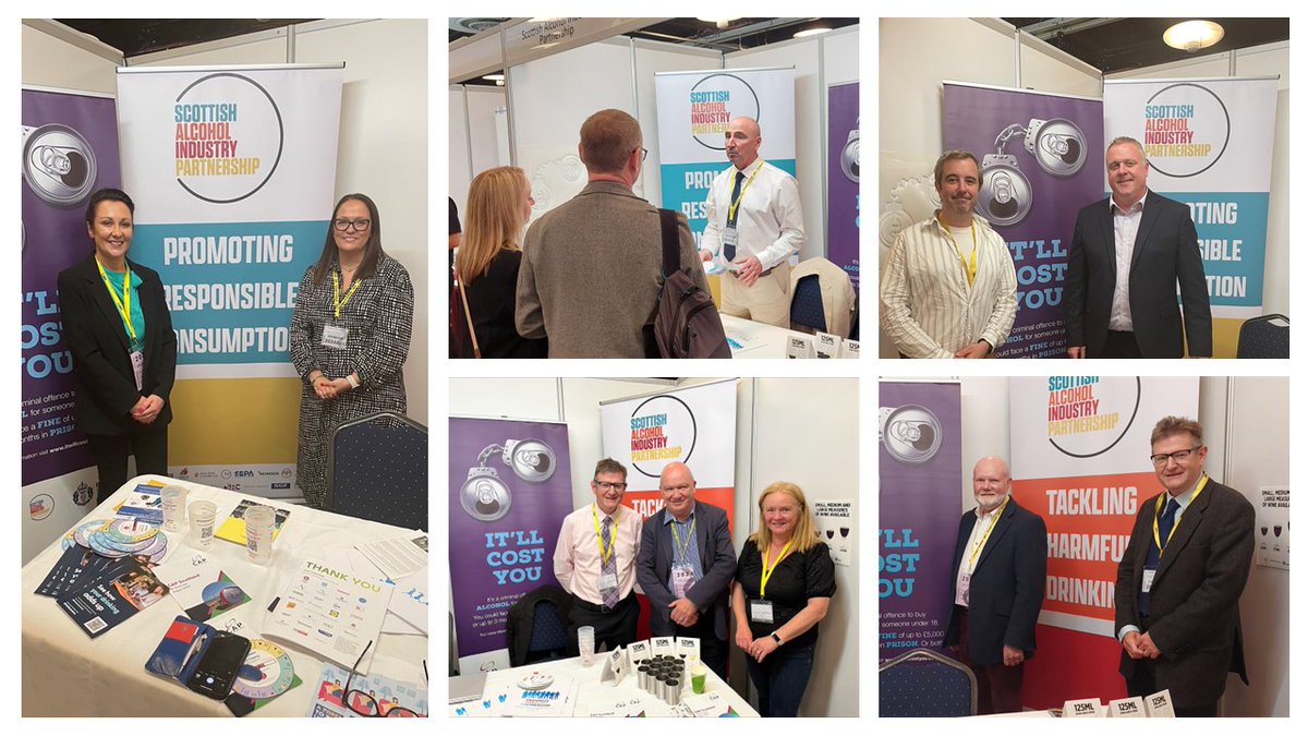 Great to attend the SNP conference to promote what the Scottish Alcohol Industry Partnership is doing to promote responsible consumption and tackle harmful drinking.