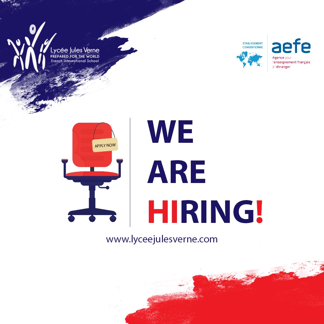 We're expanding! Looking for passionate individuals to join our dynamic team. If you're ready for a new challenge, apply now! #Hiring #JoinOurTeam #JobOpportunity

lyceejulesverne.com/recrutement-lo…