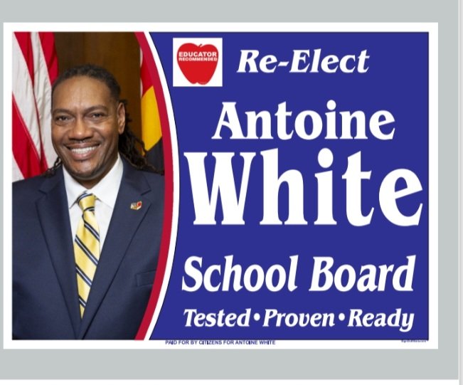 ForAntoine's tweet photo. Antoine White
President Board of Education 
Calvert County Public Schools 
I love what I do!
#ANTOINESHOWSUP
#TESTEDPROVENREADY
#READYONDAYONE https://t.co/SVFf7Y6IOl