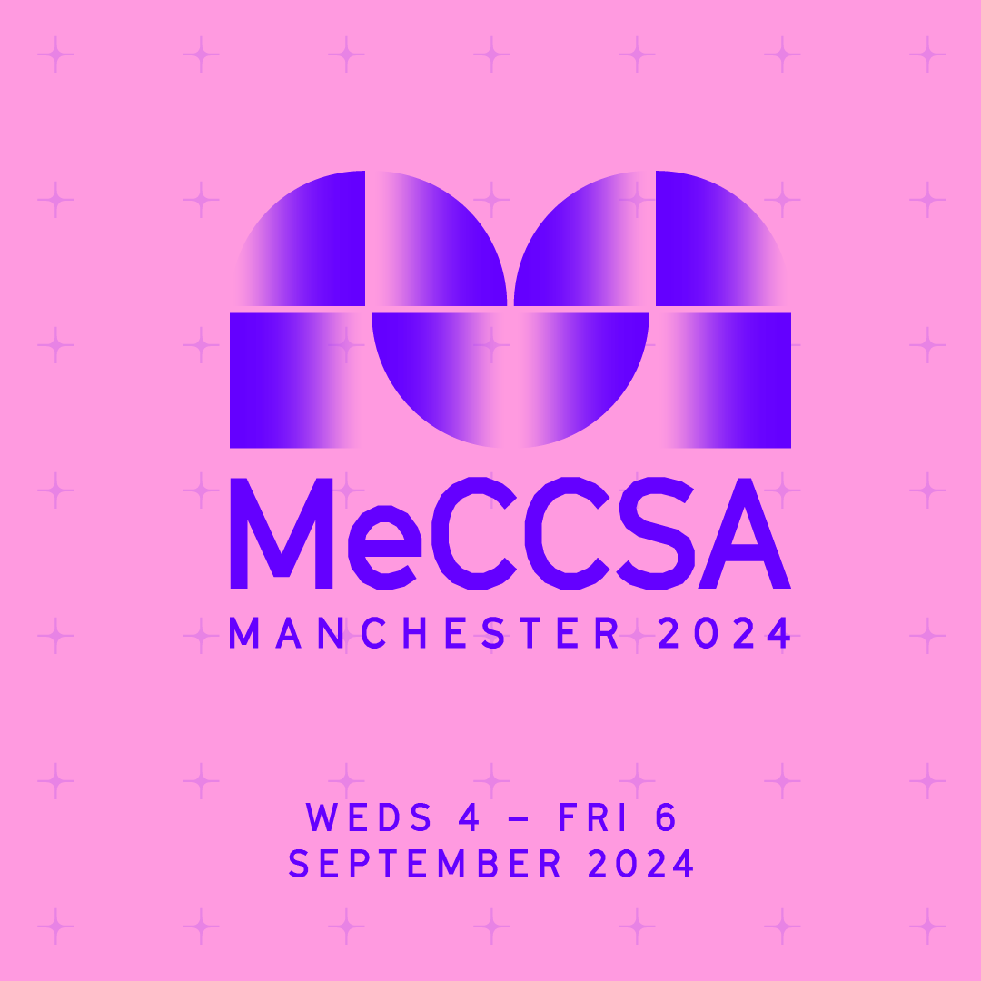 Day 2 of <a href="/MeCCSA2024/">MeCCSA Annual Conference 2024</a> today - fantastic to have you all here at Manchester Met. Hope you're enjoying your time with us.