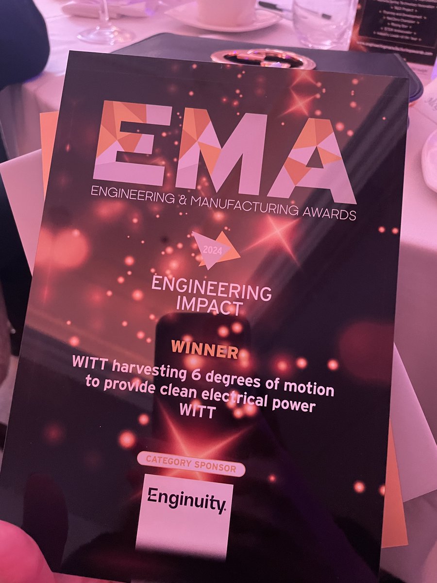Enginuity (@enginuityorg) on Twitter photo A huge congratulations to the Engineering Impact Award winner Witt Energy at the <a href="/EandMAwards/">Engineering & Manufacturing Awards</a>, sponsored by Enginuity! 🏆
We were also thrilled to celebrate LISI AEROSPACE and the return of Jamie Clarke, our 2024 Enginuity Skills Awards Best of British Engineering winner, to the A huge congratulations to the Engineering Impact Award winner Witt Energy at the <a href="/EandMAwards/">Engineering & Manufacturing Awards</a>, sponsored by Enginuity! 🏆
We were also thrilled to celebrate LISI AEROSPACE and the return of Jamie Clarke, our 2024 Enginuity Skills Awards Best of British Engineering winner, to the