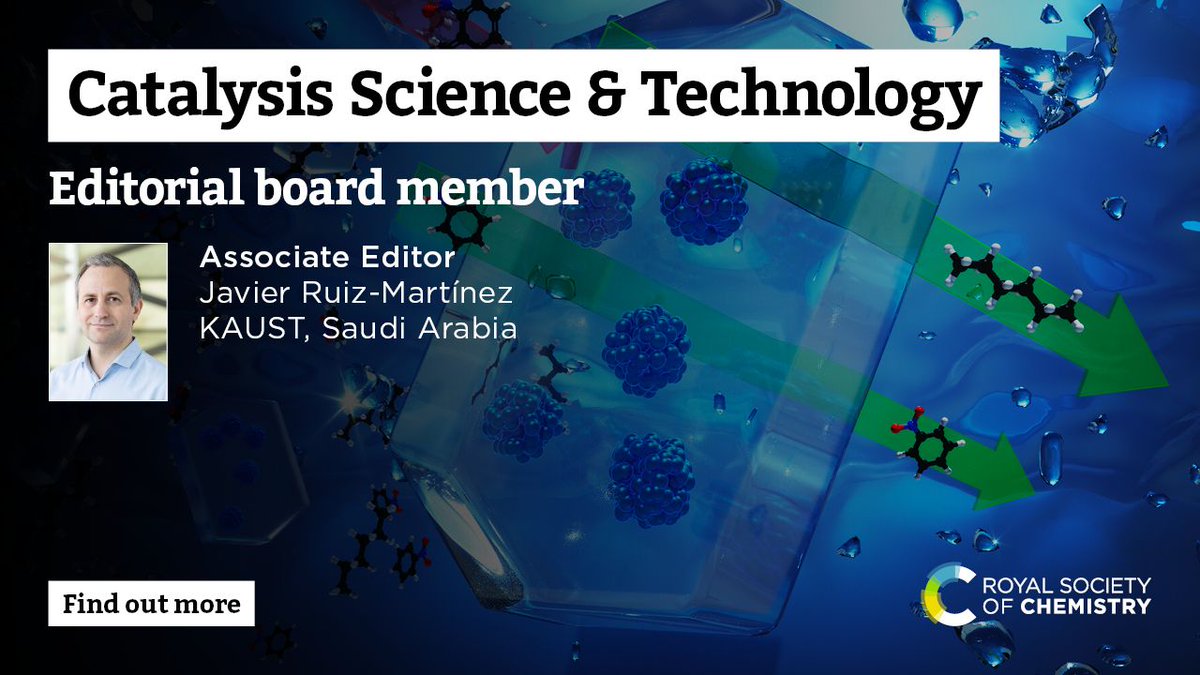 Catalysis Sci & Tech (@catalysisscitec) on Twitter photo We're excited to announce that <a href="/JavierRuizCNS/">Javier Ruiz Martínez</a> (KAUST (King Abdullah University of Science and Technology)) has been appointed as an Associate Editor for <a href="/CatalysisSciTec/">Catalysis Sci & Tech</a>!
Please join us in welcoming Javier!
<a href="/KAUST_News/">KAUST</a> We're excited to announce that <a href="/JavierRuizCNS/">Javier Ruiz Martínez</a> (KAUST (King Abdullah University of Science and Technology)) has been appointed as an Associate Editor for <a href="/CatalysisSciTec/">Catalysis Sci & Tech</a>!
Please join us in welcoming Javier!
<a href="/KAUST_News/">KAUST</a>