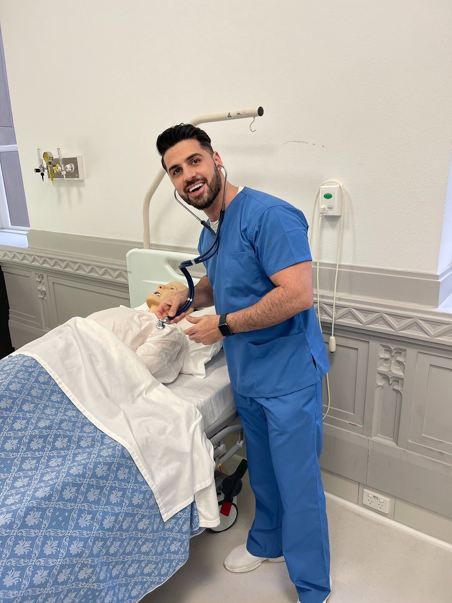 RamisIssac's tweet photo. Let me check! Oh he’s a live 👨🏻‍⚕️🎥📸 playing #Doctor https://t.co/wznTwDNi09
