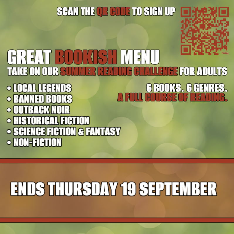 LibrariesNL's tweet photo. We're nearing the end of this summer's #GreatBookishMenu - but there's still time to fit in a final few genres. If you're a quick reader, you might even still be able to sign up and finish in time.
Find out more here: https://t.co/0yFVsj3Qea https://t.co/s9ktAjjFSu
