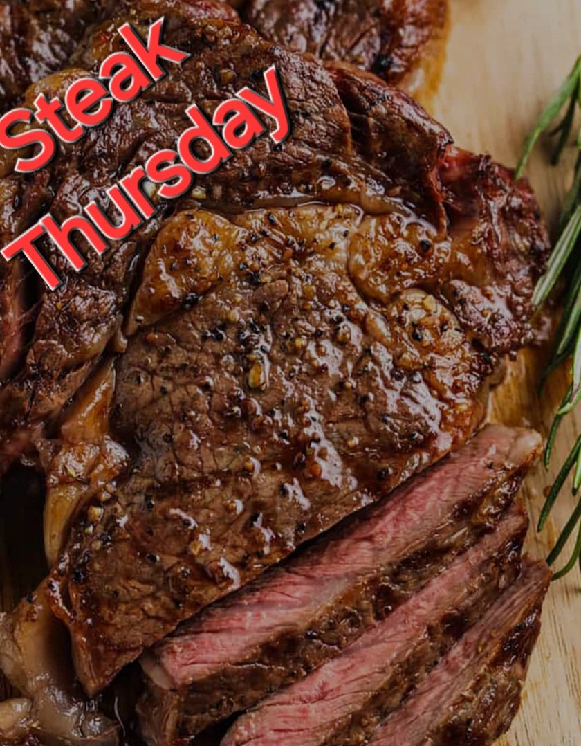 Lovely 8oz aged Ribeye steak  this evening £21