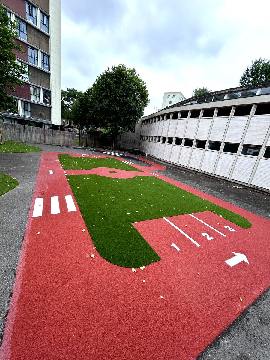 Playground_Imag's tweet photo. Excited to share a glimpse of our latest project at College Park School in Westminster! This incredible school supports children with autism and complex learning difficulties and asked us to transform their playground into an engaging, enriching space! 
#learningthroughplay https://t.co/l4YS1R7dMK