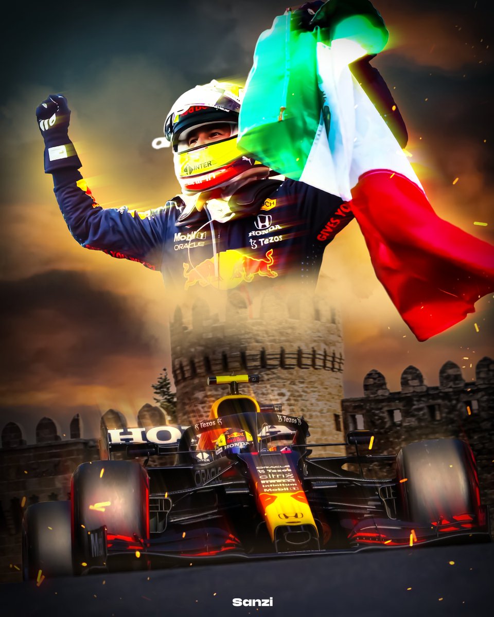 Sanzi27_'s tweet photo. Back to 2021 When Sergio Pérez won the Azerbaijan GP

#f1 #sergioperez #Checoperez #SP11 #RedBull #RedBullRacing #AzerbaijanGP #baku #posterdesign #poster https://t.co/c0mOltvR1F