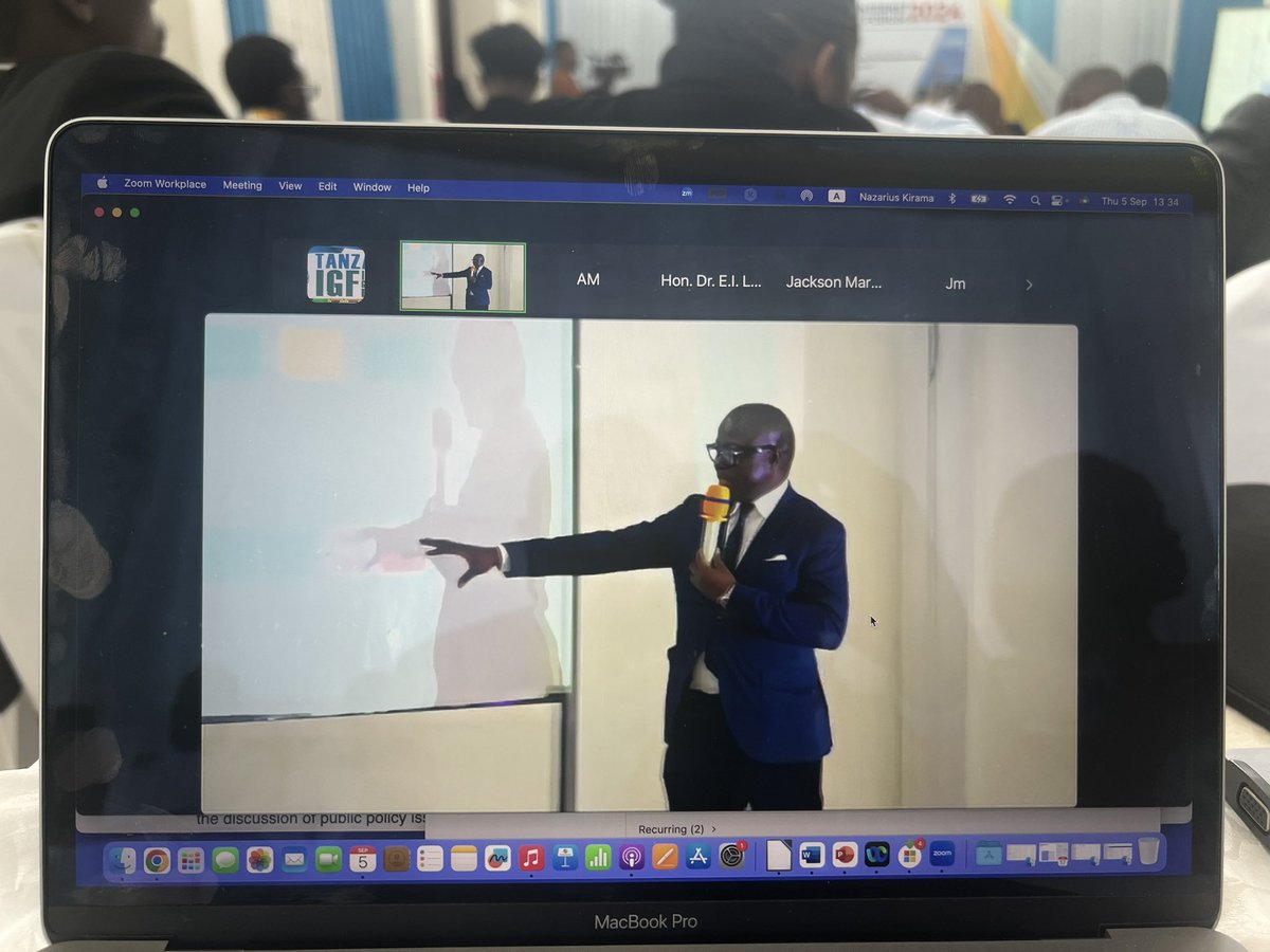 Dr. <a href="/nkundwemwasaga/">Nkundwe Mwasaga</a>, DG of ICT Commission presenting on <a href="/intgovforum/">IGF - Internet Governance Forum</a> @AnjaGengo <a href="/EEaigf/">East African Internet Governance Forum(EAIGF)</a> <a href="/AD_Abinallah/">AshaDii</a> <a href="/Imaniluvanga/">Imani Henrick Luvanga</a> <a href="/ISOC_Live/">ISOC Live</a> <a href="/ISOC_Foundation/">Internet Society Foundation</a> <a href="/HanaSabagh/">Hana Sabagh</a> <a href="/VictorNdonnang/">Victor Ndonnang</a> <a href="/ITUSecGen/">Doreen Bogdan-Martin</a> <a href="/ISOC_Live/">ISOC Live</a> <a href="/aicommunitytz/">Tanzania AI Community</a> <a href="/facebook/">Facebook</a> <a href="/usembassytz/">US Embassy Tanzania</a> <a href="/AIatMeta/">AI at Meta</a> <a href="/nazar_nicholas/">Dr. Nazar Nicholas, CEO @ISOC Tanzania</a> <a href="/ISOC_Foundation/">Internet Society Foundation</a>