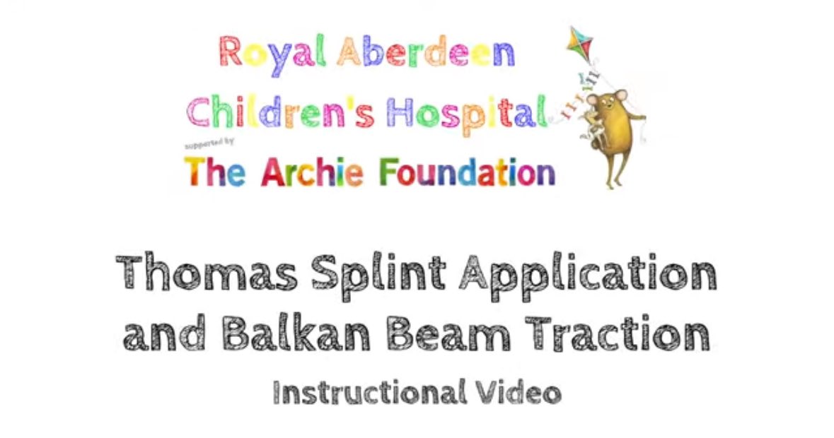 Mike Reidy (@mikejreidy) on Twitter photo youtu.be/9xK5XEXX4lI?si… Check out and share this resource from The Royal Aberdeen Childen’s hospital made by <a href="/Timlovesfood/">Tim Gardner</a>. It’s a fantastic and shows how to fit a Thomas splint and set up balanced traction safely <a href="/BSCOS_UK/">British Society for Children’s Orthopaedic Surgery</a> <a href="/MrDanPerry/">Dan Perry</a> <a href="/POSNA_org/">POSNA</a> <a href="/BritOrthopaedic/">BOA</a> <a href="/Davembmd/">dave</a> youtu.be/9xK5XEXX4lI?si… Check out and share this resource from The Royal Aberdeen Childen’s hospital made by <a href="/Timlovesfood/">Tim Gardner</a>. It’s a fantastic and shows how to fit a Thomas splint and set up balanced traction safely <a href="/BSCOS_UK/">British Society for Children’s Orthopaedic Surgery</a> <a href="/MrDanPerry/">Dan Perry</a> <a href="/POSNA_org/">POSNA</a> <a href="/BritOrthopaedic/">BOA</a> <a href="/Davembmd/">dave</a>