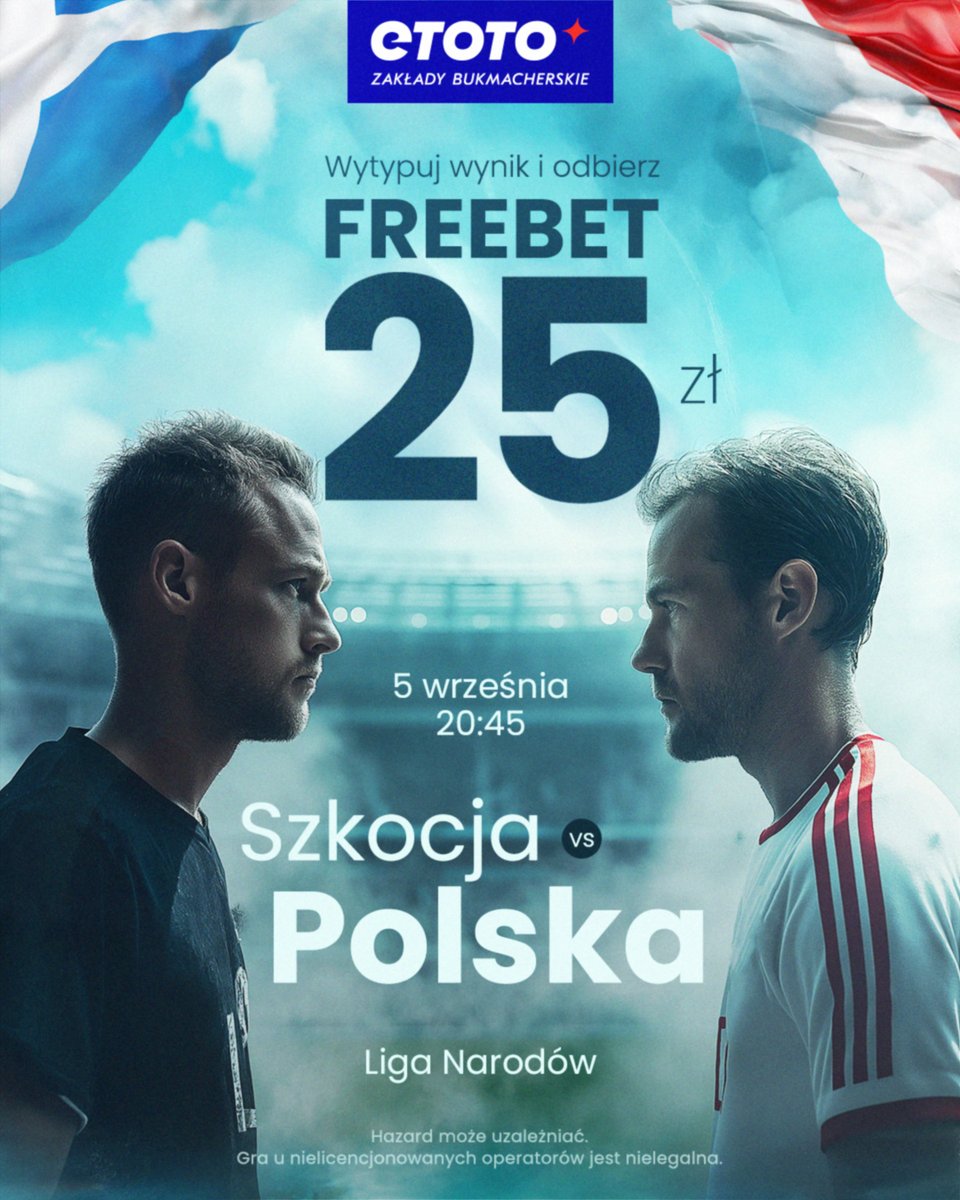etotopl's tweet photo. 🇵🇱 KONKURS 🇵🇱

✍️ Wytypuj wynik i liczbę rzutów rożnych w #SCOPOL 
💰 Pierwsze 4 osoby, które trafią, zgarną freebet 25zł
1⃣ Jedna osoba może oddać jeden typ. Czas do 20:45
--
Pobierz apkę: https://t.co/x69PiEuV8F 📲
--
Regulamin: https://t.co/1C3pLiPrvF