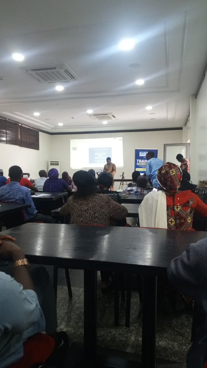oyin_father's tweet photo. Live at the WDSFAI training workshop for journalists, investigators and CSO'sat Noktel Hotel, Ilorin. The theme of the training is 'INVESTIGATIVE TECHNIQUES AND TOOLS '
#webfalaworkshop 
#investigativetools 
#safety 
#webfalafactcheck 
#sourceevaluation https://t.co/cAvJCwExha