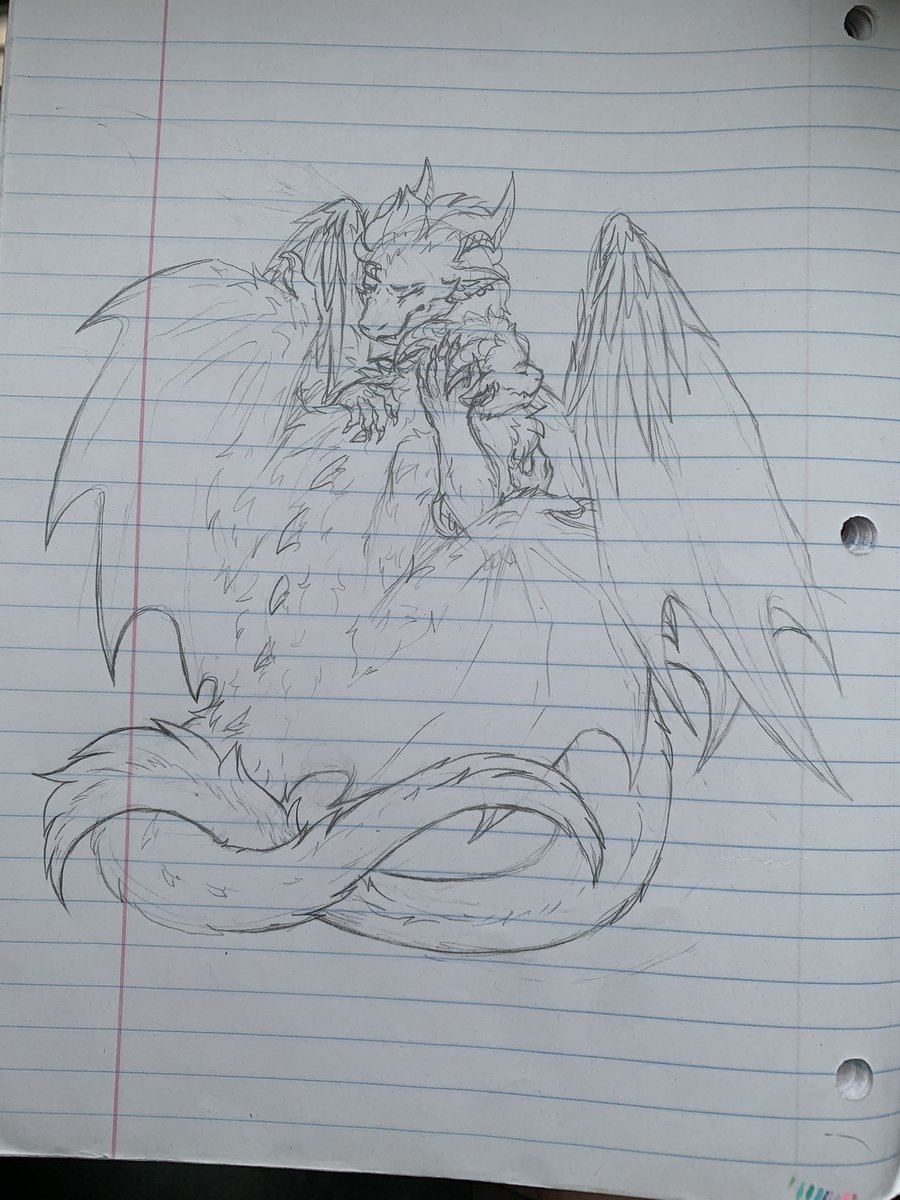 Another wip- I love how I did the wings