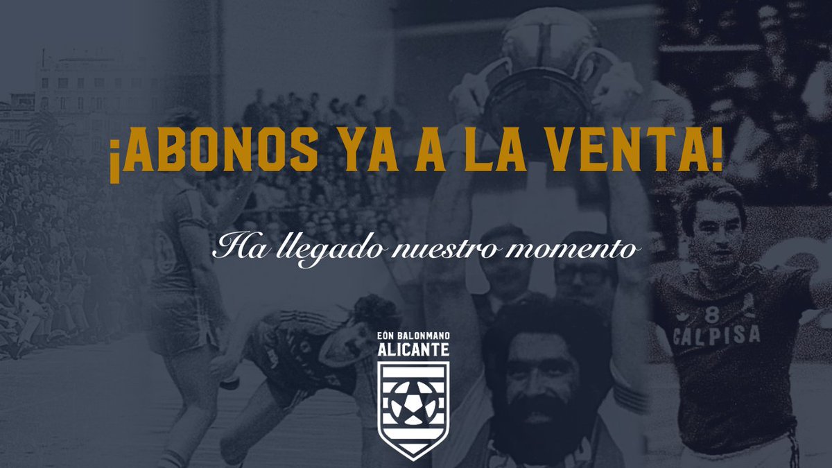 eonalicante's tweet image. ¡¡𝐀𝐁𝐎𝐍𝐎𝐒 𝐀 𝐋𝐀 𝐕𝐄𝐍𝐓𝐀!!

Ya puedes adquirir tus abonos para la próxima temporada de #DHPlataMasc 24/25. 

Venta y condiciones en: eonalicante.com/2024/09/05/ven…

#HORNEOEónAlicante #RecordamosElPasado #EscribimosElFuturo