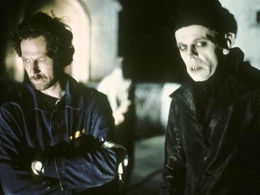 Werner Herzog  🎥 ( 5 September 1942 )#botd and Klaus Kinski on the set of " Nosferatu the Vampyre ", 1979.
