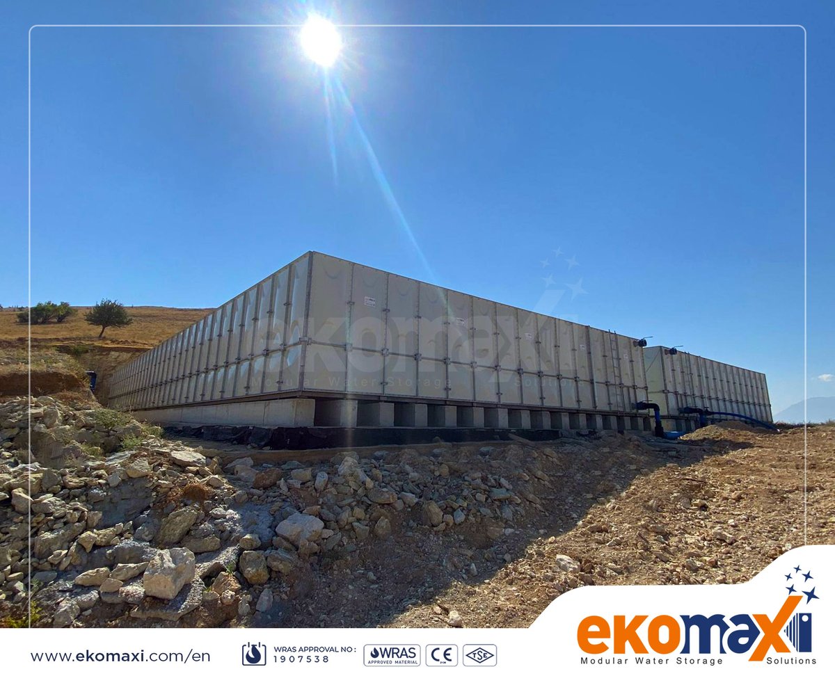 Ekomaxi1's tweet photo. GRP (Cam Elyaf Takviyeli Kompozit) Su Deposu projelerimizden bazı görseller. Güvenle depolayıp yarınlara taşıyoruz!
#sudeposu #sutankı #modülersudeposu #grpsudeposu #sudepolama #yerliüretim #millisanayi #grpwatertank #paneltank #sectionaltank #waterstorage #waterstoragetanks https://t.co/IwThZyUN5D
