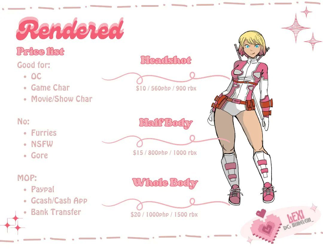 MightyMightXP's tweet photo. Lookin' forward some arts you from commission? You can request your commission here by following her socialmedia or contacting through the discord(dc: himelexi_)Please support her! Thank y'all in advance!#art #digiart #commissionsopen #drawing #digitalart #smallartist #digitalart https://t.co/78lqQcw0JC