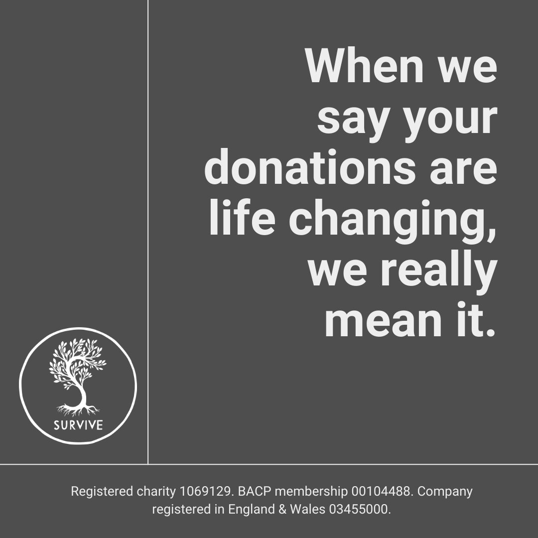 Survive (@survive_nyorks) on Twitter photo This #InternationalDayOfCharity, please consider donating to Survive.
Supporting Survive means we can continue to offer our specialist trauma-informed services and help survivors of sexual violence rebuild their lives.
Thank you.
survive-northyorks.org.uk/donate This #InternationalDayOfCharity, please consider donating to Survive.
Supporting Survive means we can continue to offer our specialist trauma-informed services and help survivors of sexual violence rebuild their lives.
Thank you.
survive-northyorks.org.uk/donate