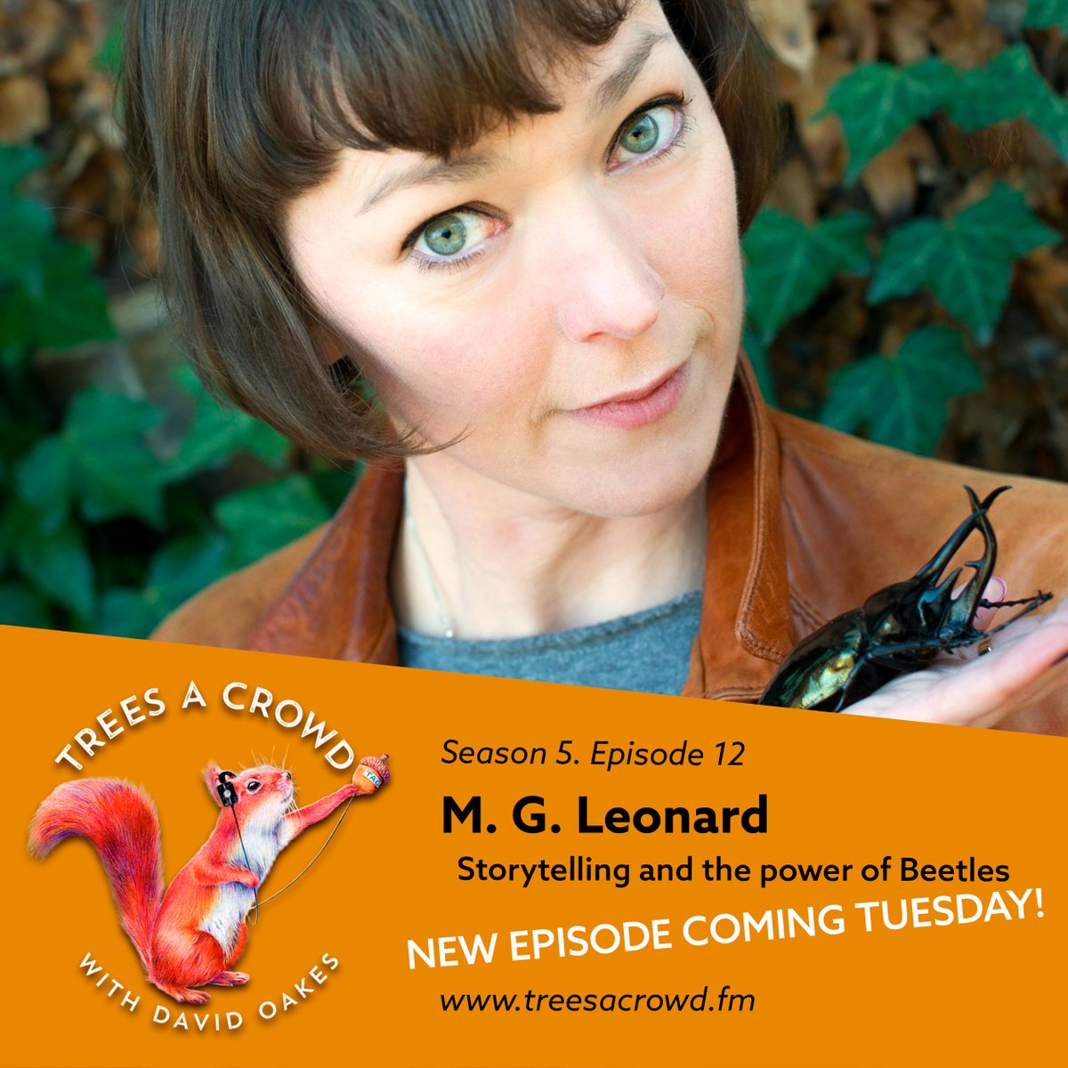 David Oakes (@david_oakes) on Twitter photo Spending today prepping the release of next week's @TreesACrowdPod with <a href="/MGLnrd/">M. G. Leonard</a>.
Open to any Beetle puns that you may have lying around...! Spending today prepping the release of next week's @TreesACrowdPod with <a href="/MGLnrd/">M. G. Leonard</a>.
Open to any Beetle puns that you may have lying around...!