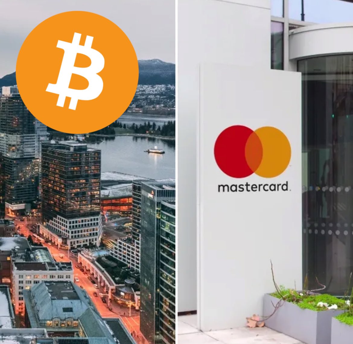 BitcoinMagazine's tweet image. JUST IN: 🇪🇺 Mastercard launches euro non-custodial #Bitcoin and crypto debit card. 

They have over 100 MILLION merchants 🚀