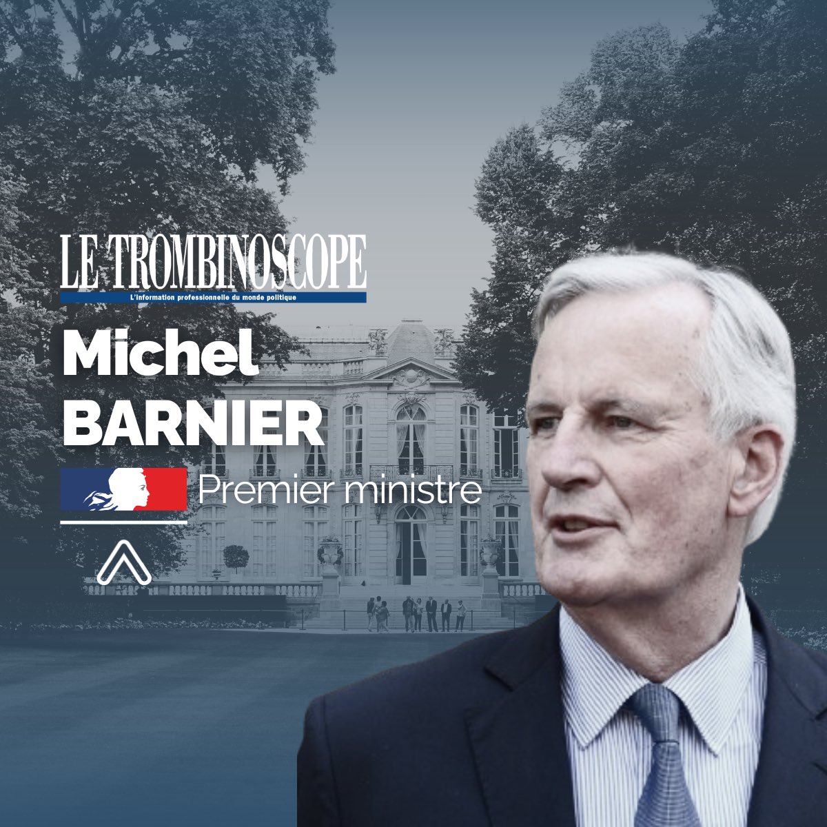 Le Trombinoscope (@letrombinoscope) on Twitter photo 🚨<a href="/MichelBarnier/">Michel Barnier</a> a été nommé Premier ministre par le président de la République,
<a href="/gouvernementFR/">Gouvernement</a> <a href="/publicsenat/">Public Sénat</a> <a href="/LCP/">LCP</a> <a href="/Elysee/">Élysée</a> <a href="/Matignon/">Matignon</a> <a href="/AlexFarro/">Alexandre Farro</a>
#1erMinistre #France #Politique #actualité #actu #ministre
🤝Post en partenariat avec <a href="/AnapolMedia/">ANAPOL</a> 🚨<a href="/MichelBarnier/">Michel Barnier</a> a été nommé Premier ministre par le président de la République,
<a href="/gouvernementFR/">Gouvernement</a> <a href="/publicsenat/">Public Sénat</a> <a href="/LCP/">LCP</a> <a href="/Elysee/">Élysée</a> <a href="/Matignon/">Matignon</a> <a href="/AlexFarro/">Alexandre Farro</a>
#1erMinistre #France #Politique #actualité #actu #ministre
🤝Post en partenariat avec <a href="/AnapolMedia/">ANAPOL</a>